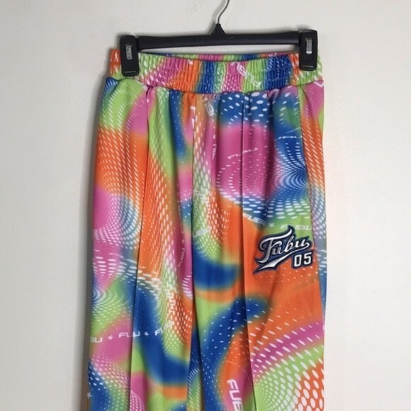 Fubu 05 forever 21 colorful abstract pride collection pants size small y2k cute - Picture 4 of 12